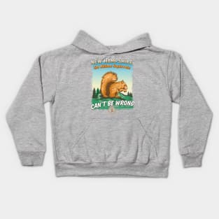 NEW HAMPSHIRE SQUIRREL Kids Hoodie